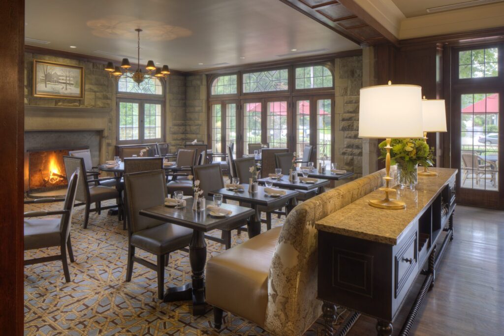 The Oak Room dining space